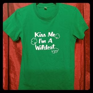 K-State St. Patrick's Day "Kiss Me I'm a Wildcat"
